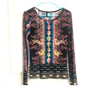 AZI jeans mesh shirt